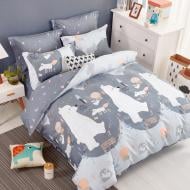 Комплект постельного белья Полярный медведь полуторный евро разноцветный Homeline