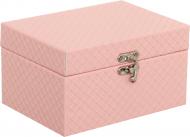 Скринька Рубчик 16x12x9 см рожевий