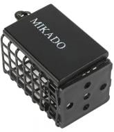 Годівниця Mikado 40 г фідерна квадратна з дном (25х30х44мм) 1шт чорна (pack 10)