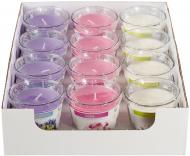 Свеча ароматическая Pako-If Premium Collection Цветочный МІХ в дисплее Роза, Лаванда, Пион 90x82 мм, 160 г