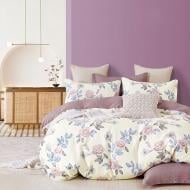Комплект постельного белья Морозная роза семейный разноцветный Homeline