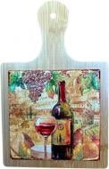 Подставка под горячее Limited Edition Wine Time с бамбуковой ручкой 18х28 см B160070