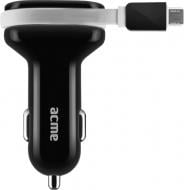 Автомобільний зарядний пристрій Acme CH106 2-ports, Micro USB Car charger, 3.1A