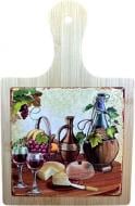 Подставка под горячее Limited Edition Wine&Cheese с бамбуковой ручкой 18х28 см B160071
