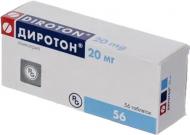 Диротон №56 (14х4) таблетки 20 мг