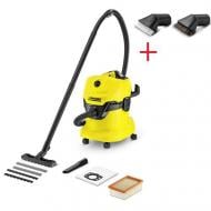 Пылесос Karcher WD 4 + две щетки 97014