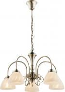 Люстра подвесная Globo Tialda I 5x60 Вт E14 античная бронза 69012-5H