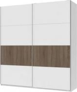 Шкаф-купе Кайзер Doros 2200x600x2400 мм белый/трюфель двери / ДСП