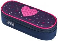 Пенал школьный Case Flap Tropical Heart 50026302 Herlitz темно-синий