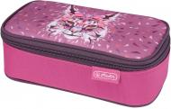 Пенал школьный Beat Box Wild Animals Рысь 50026586 Herlitz розовый