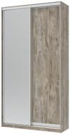 Шкаф-купе Сити Лайт Doros 1200x450x2250 мм дуб клондайк двери / ДСП/зеркало Шкаф-купе Сити Лайт Doros 1200x450x2250 мм дуб клондайк двери / ДСП/зеркало