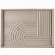 Підставка для взуття Prosperplast Tassy Dry Pad 492x362x26 мм світло-коричневий (74258-5) Підставка для взуття Prosperplast Tassy Dry Pad 492x362x26 мм світло-коричневий (74258-5)