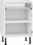 Тумба нижняя Грейд с 1-м ящиком тандембоксами/Оптимум 600x870x525 мм белый