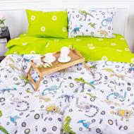 Комплект постільної білизни Бязь 17-0576 Dinosaur robot 175x210 см мультиколор MirSon
