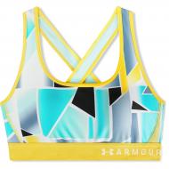 Бра Under Armour Armour Mid Crossback Printed Bra 1307213-159 S желтый