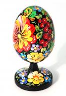 Писанка декоративная деревянная с Петриковской росписью Пис/НТ1/h110-130