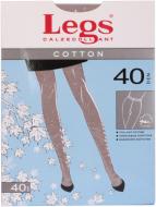 Колготки Legs 600 COTTON 40 den BEIGE MELANGE 2 белый с бежевым Колготки Legs 600 COTTON 40 den BEIGE MELANGE 2 белый с бежевым