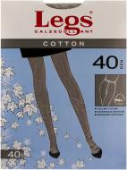 Колготки Legs 600 COTTON 40 den BEIGE MELANGE 4 белый с бежевым Колготки Legs 600 COTTON 40 den BEIGE MELANGE 4 белый с бежевым
