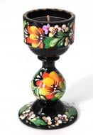 Подсвечник "Фигурный" с Петриковской росписью ПдФ/НТ4/h95