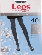 Колготки Legs 600 COTTON 40 den GREY MELANGE 3 серый