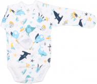 Боди детское для мальчика ТМ Софія Atlantic р.56 молочный с рисунком 211156