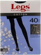 Колготки Legs 600 COTTON 40 den NERO 3 чорний