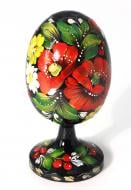 Писанка декоративная деревянная с Петриковской росписью Пис/НТ5/h110-130