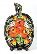 Доска сувенирная "Яблоко" с Петриковской росписью