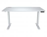 Стіл комп'ютерний Cougar Royal 120 Elite Lite White, з електричним регулюванням висоти 73-122 см