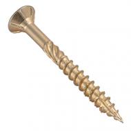 Шуруп конструкционный потайная головка Wkret-Met ЦЖ 4x30 мм 100 шт. желтый