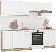 УЦЕНКА! Кухня Грейд Катарина ДСП 2,4 м белый/дуб сонома (УЦ №3335) УЦЕНКА! Кухня Грейд Катарина ДСП 2,4 м белый/дуб сонома (УЦ №3335)