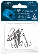 Гачок подвійний Mikado Sensual Double Hook (black nickel) №2/0 6 шт.