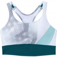 Бра Under Armour Breathelux Perf Mid-Print 1310883-100 S білий