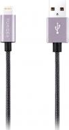 Кабель PURIDEA Lightning – USB 1 м серый (L01-Grey) L01