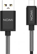 Кабель Nomi USB – microUSB 1 м черный (316210) DCWQ 10i