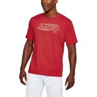 Футболка Under Armour UA Phase Wordmark SS 1310960-600 р.S червоний