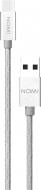 Кабель Nomi USB Type-C – USB Type-C 2 м серебряный (316193) DCM 20c