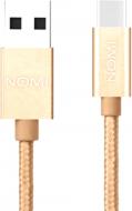 Кабель Nomi USB Type-C – USB Type-C 1 м золотий (316192) DCM 10c