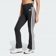 Брюки Adidas Opt Ess 3s Flar Black/White JD6544 р. S черный