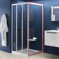 Душевая стенка Ravak Supernova APSS-80 сатин TRANSPARENT 94040U02Z1