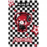 Книга для нотаток KITE А6 80 арк. клітинка Aggretsuko AR25-199