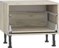 Тумба нижняя Грейд с 1-м ящиком тандембоксами/Оптимум 600x510x560 мм крафт серый