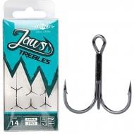 Гачок потрійний Mikado Treble Hook-Jaws (black nickel) №1 5 шт.