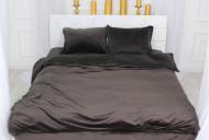 Наволочка велюр Winter Frost 28-0003 Brown Velvet 45x45 см чорний/коричневий MirSon