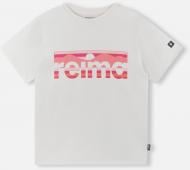 Футболка унисекс Reima Vauhdikas р.164 белая 5200189C-011L