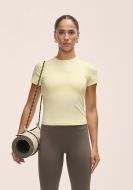 Футболка Casall Cotton Blend Slim Tee 25011-585 р.S жовтий