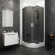 Душевая кабина Ravak Blix BLCP4-90 Sabina полированный алюминий GRAFIT 3B270C40ZH