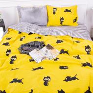Комплект постельного белья Бязь 17-0572 Black Cat 175х210 см мультиколор MirSon Комплект постельного белья Бязь 17-0572 Black Cat 175х210 см мультиколор MirSon