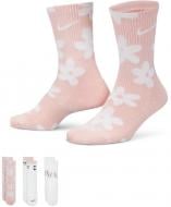 Носки Nike Everyday Plus DH6297-904 р.38-42 розовый/белый 3 шт. Носки Nike Everyday Plus DH6297-904 р.38-42 розовый/белый 3 шт.