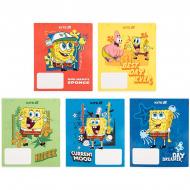 Набір зошитів 18 арк. клітинка Sponge Bob 5 шт. KITE